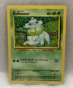Pokemon Bulbasaur Trading Card Game Classic Holo 001/034 CLV NM Condition - Image 1