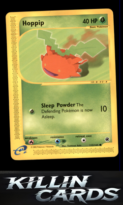 Hoppip 112/165 Pokemon Common Expedition Card LP - Image 1