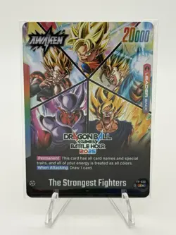 Dragon Ball Super Battle Hour 2025 the Strongest Fighter Leader Holo Card FP-030 - Image 1