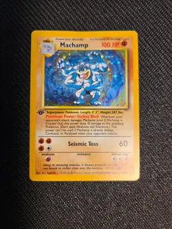 Machamp 1st edition 008/102 Deck Exclusives Holo See pics beautiful card - Image 2