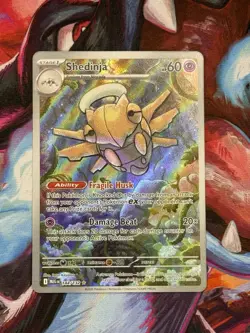 Shedinja 144/132 Mega Evolutions Pokemon Card Near Mint - Image 1