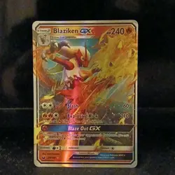 Blaziken GX Ultra Rare Holo SM-Celestial Storm 28/168 240HP Pokemon Card - Image 1
