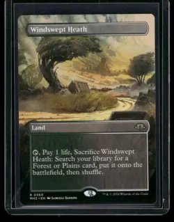 Windswept Heath (Borderless) Modern Horizons 3 Regular MTG English NM Near Mint - Image 1