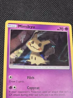 Mimikyu 58/145 SM-Guardians Rising Holo LP/NM Pokemon Card L11 - Image 2