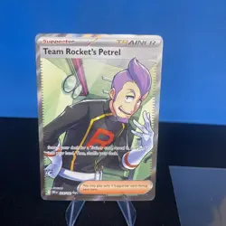 Team Rockets Petrel 226/182 Destined Rivals Ultra Rare Full Art Pokemon TCG Card - Image 3