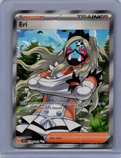 Pokemon TCG Temporal Forces Eri Full Art Trainer Holo Ultra Rare Card 199/162 - Image 1