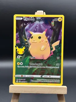 Pokemon Pikachu TCG Celebrations Card 005/025 25th Anniversary 005/025 - Image 1