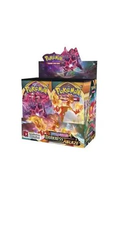 Pokemon Sword & Shield Darkness Ablaze Booster Box Card Game 820650817120 - Image 1