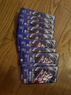 Lot of 10 OP14 EB04 The Azure Sea’s Seven One Piece Card Game Booster, New - Image 1
