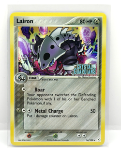Lairon - 36/100 - Uncommon Reverse Holo Ex Crystal Guardians Poor Pokemon Card - Image 1