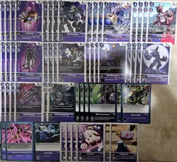 Digimon Card Game BT23- Belphemon: Rage Mode X Antibody Purple Deck + 50 Cards - Image 2