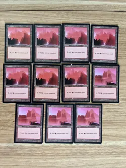 18x Mountain - LP/MP - Urza’s Saga - Basic Land - MTG Magic The Gathering - Image 1