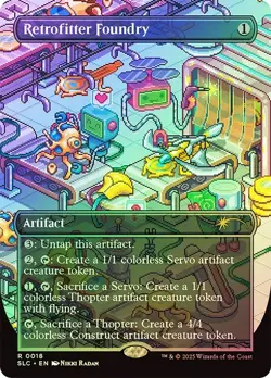 Retrofitter Foundry Foil Secret Lair Encyclopedia NM MTG - Image 1