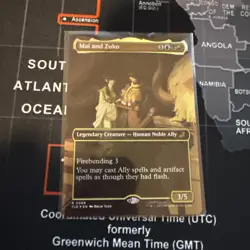 MTG Mai and Zuko (Borderless) [Avatar: The Last Airbender: Eternal-Legal] Foil N - Image 1