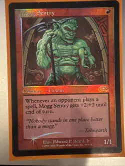 MTG Magic The Gathering- MOGG SENTRY, Planeshift, Foil - Image 1