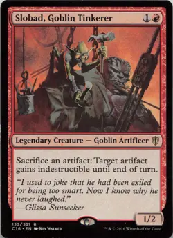 Slobad, Goblin Tinkerer R Commander 2016 133 - LP - Image 1