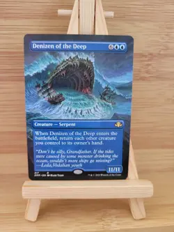 DENIZEN OF THE DEEP Dominaria Remastered MTG NM/M DMR - Borderless - Image 1
