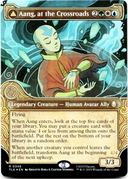 Aang, at the Crossroads (Showcase) - FOIL - [Avatar: The Last Airbender] MTG - Image 3