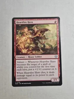 Heartfire Hero Bloomburrow Regular - Image 1