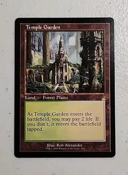 Temple Garden (Retro Frame) Ravnica Remastered Regular MTG - Image 1