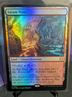 Steam Vents NM Magic the Gathering Lorwyn Eclipsed MTG Foil - Image 1