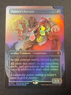 🌈 Painter's Servant (Borderless FOIL) Special Guests Lorwyn Eclipsed MTG - MINT - Image 1