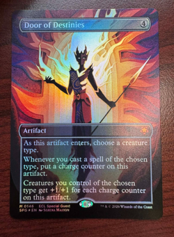 🌈 Door of Destinies - BORDERLESS FOIL - MTG Special Guests SPG - NM/M - Image 1