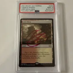 Arid Mesa - Cassius Marsh Signed - PSA 9 Auto 10 - Collector Piece - TikTok - Image 1
