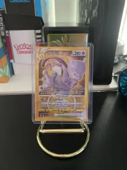 Pokemon TCG Mewtwo Vstar Pokemon Go 086/078 Holo Secret Rare - Image 1