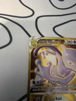 Pokemon TCG Mewtwo Vstar Pokemon Go 086/078 Holo Secret Rare - Image 3