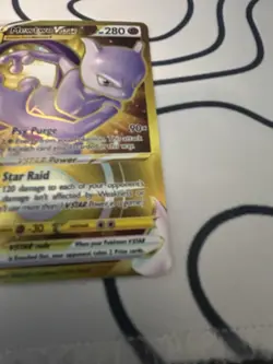 Pokemon TCG Mewtwo Vstar Pokemon Go 086/078 Holo Secret Rare - Image 4