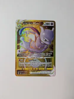 Pokemon TCG - Mewtwo VSTAR Secret Rare 086/078 Pokemon GO Holo - NEAR MINT - Image 1