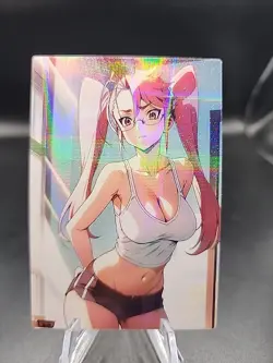 Saya Takagi High School Of The Dead Anime Waifu Card Doujin ACG Goddess Holo - Image 2