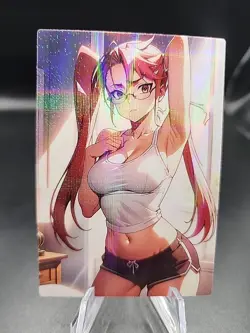Saya Takagi High School Of The Dead Anime Waifu Card Doujin ACG Goddess Holo - Image 1
