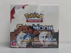 2017 Pokemon Sun & Moon Crimson Invasion Factory Sealed Booster Box - Image 1