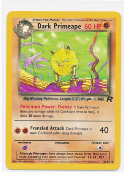 Dark Primeape 43/82 Team Rocket Regular Uncommon-Pokemon TCG - HP - Image 1