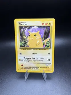 🔥NM+ WOTC VINTAGE BASE SET STARTERS POKEMON CARD LOT 🔥 PIKA SQUIRT BULB CHARM - Image 2