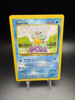 🔥NM+ WOTC VINTAGE BASE SET STARTERS POKEMON CARD LOT 🔥 PIKA SQUIRT BULB CHARM - Image 5