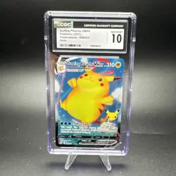 Surfing Pikachu VMAX 009/025 Celebrations Pokemon TCG CGC Gem Mint 10 - Image 1