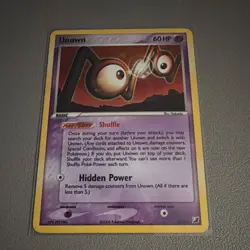 Pokemon TCG Unown EX Unseen Forces Regular Uncommon 29/28 60 HP 2005 English - Image 1