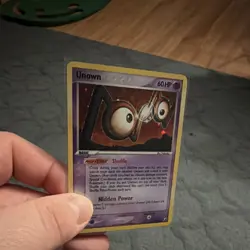Pokemon TCG Unown EX Unseen Forces Regular Uncommon 29/28 60 HP 2005 English - Image 2