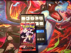 Heavy 22.58g Pokemon TCG Destined Rivals Booster Pack - Team Rocket MewtwoUUU - Image 1