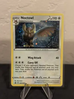 Noctowl SWSH027 Pokemon *SWIRL* Sword & Shield Promo NM - Image 1