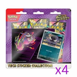 Pokemon TCG - Ascended Heroes Tech Sticker Collection Gastly [Lot of 4] PRESALE - Image 1