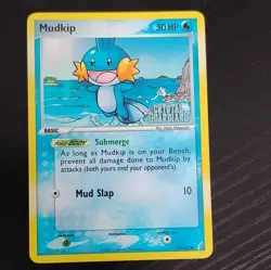 Pokemon Mudkip EX Crystal Guardians Reverse Holo 57/100 HP50 2006 TCG - Image 1