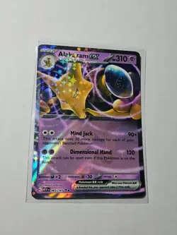 Pokemon TCG Alakazam ex Scarlet & Violet-151 065/165 Holo Double Rare - Image 1