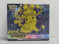 2024 Pokemon Surging Sparks Sealed Pokemon Center ETB Elite Trainer Box - Image 1