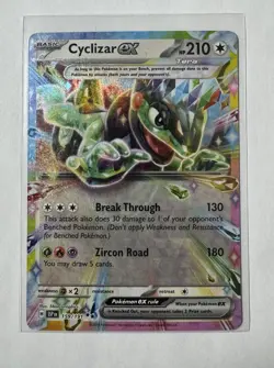 Cyclizar ex 159/191 Tera Full Art Scarlet & Violet Stellar Crown Pokemon - Image 1