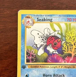 Seaking 46/64 1st Edition Jungle Uncommon Pokemon Card - Image 2