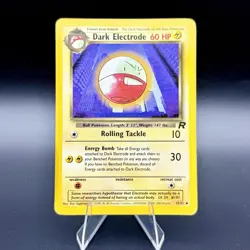 Pokemon English MP Dark Electrode 34/82 Team Rocket Free Shipping! - Image 1